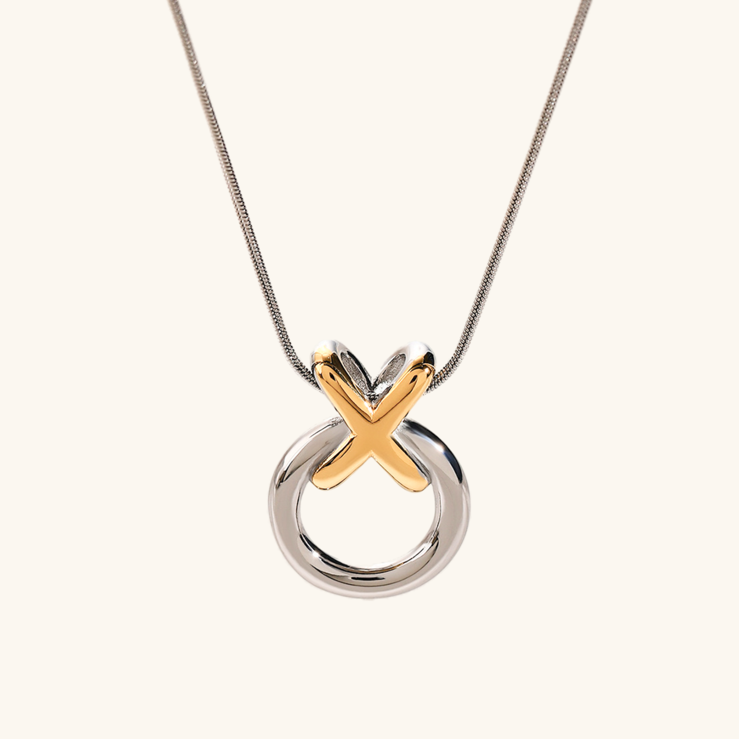Knot Design Mirabelle Ring Necklace
