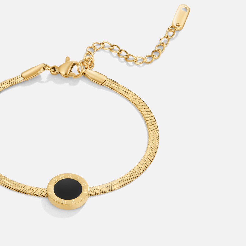 Elegant Azalea Snake Chain Bracelet