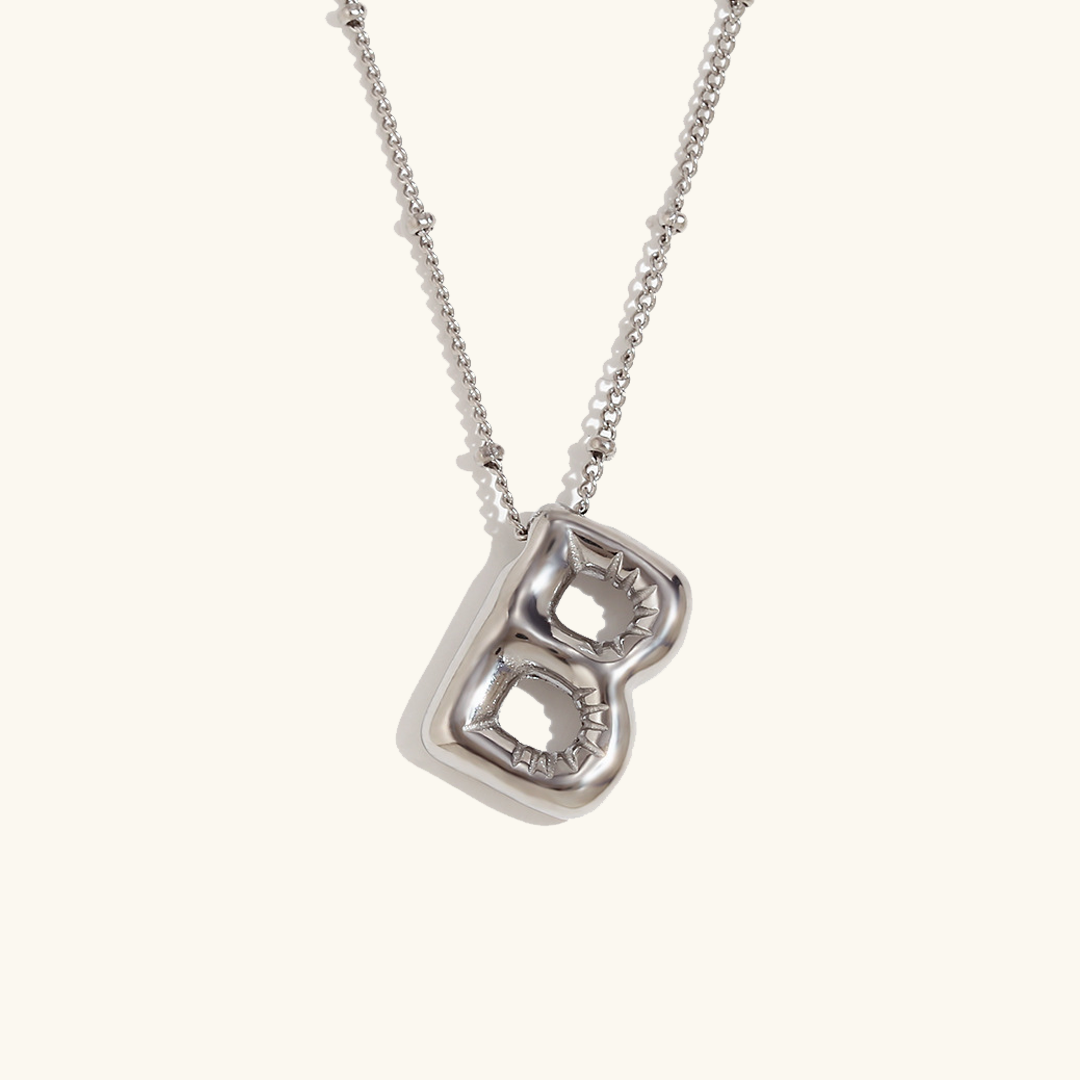 Gold Initial Pendant Necklace for Women