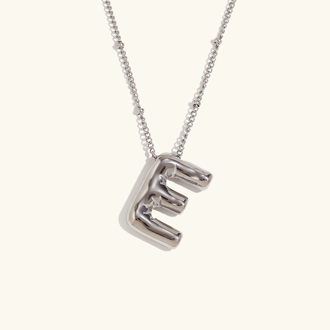 Gold Initial Pendant Necklace for Women