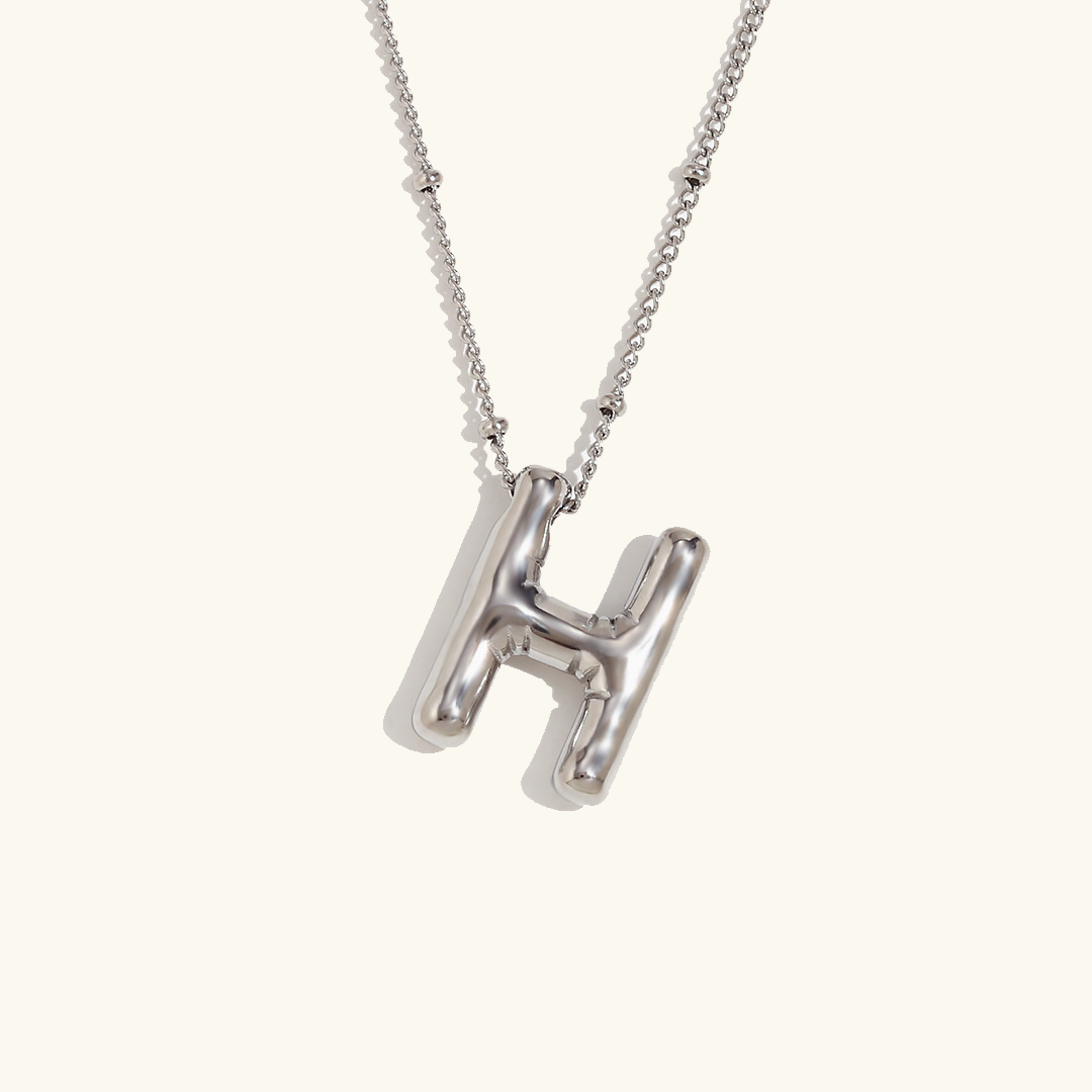 Gold Initial Pendant Necklace for Women