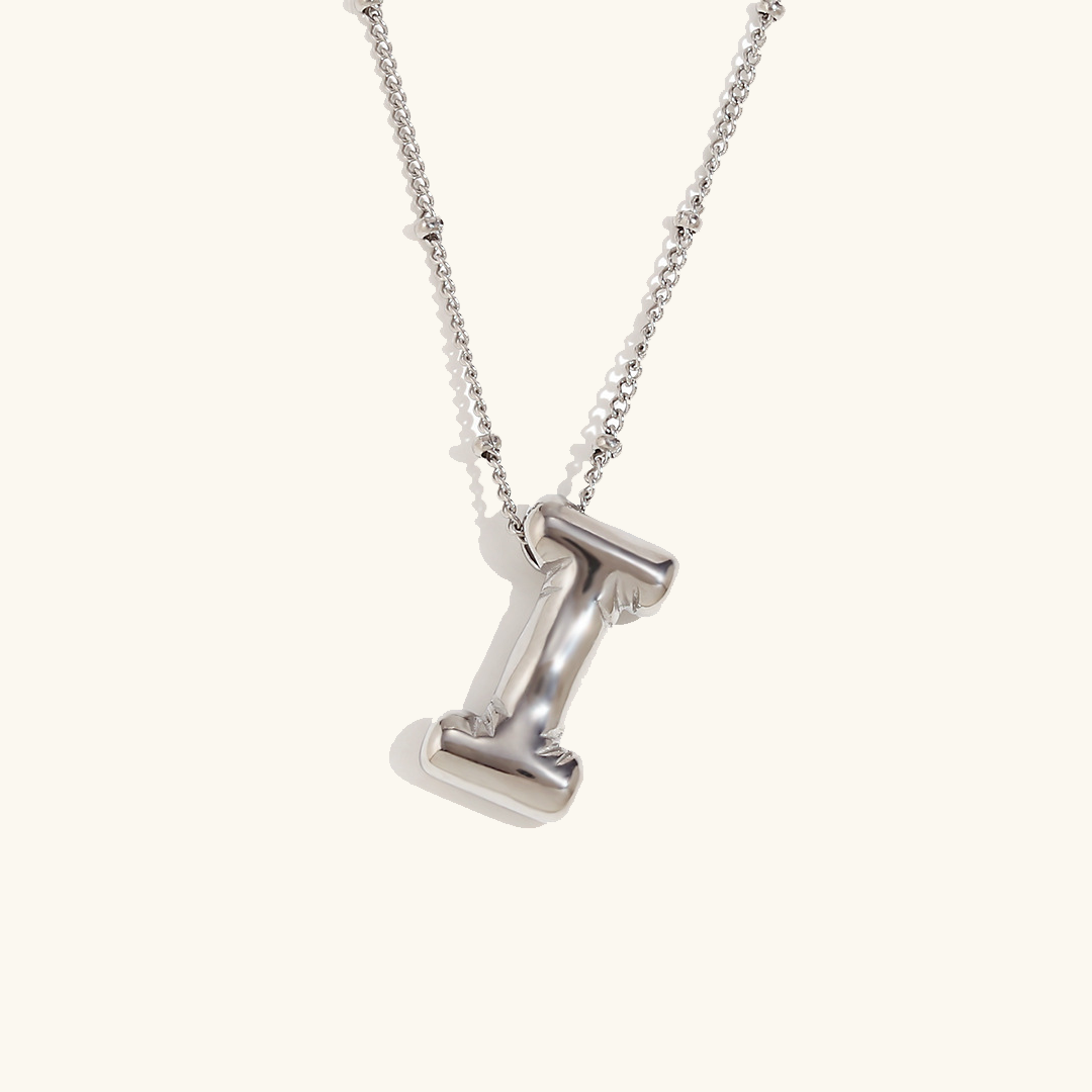 Gold Initial Pendant Necklace for Women