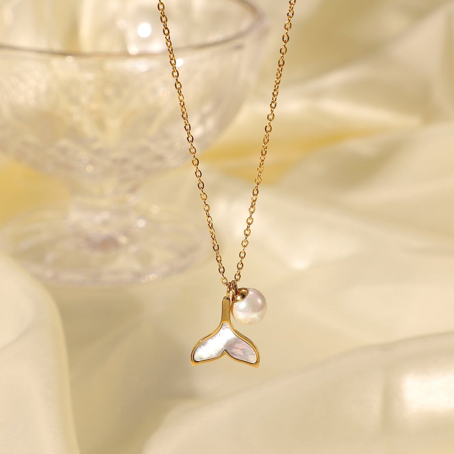Freshwater Pearl Mermaid Necklace Design