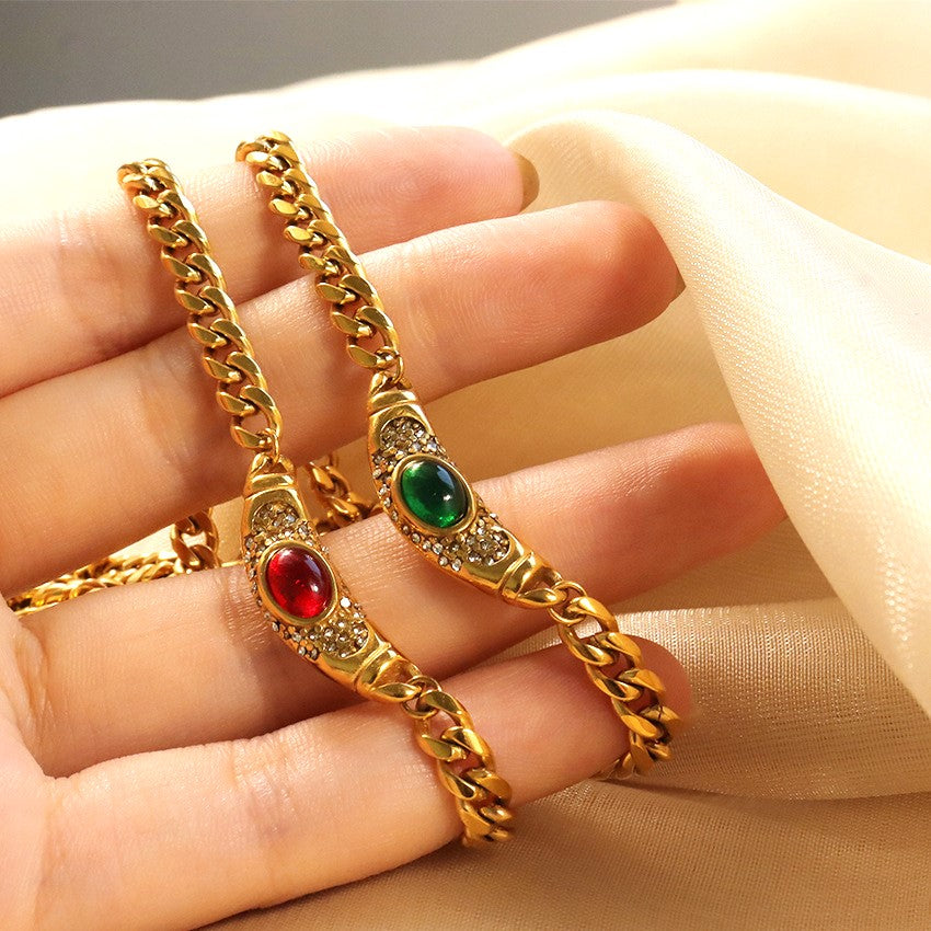 Vintage Gold Isabella Statement Necklace