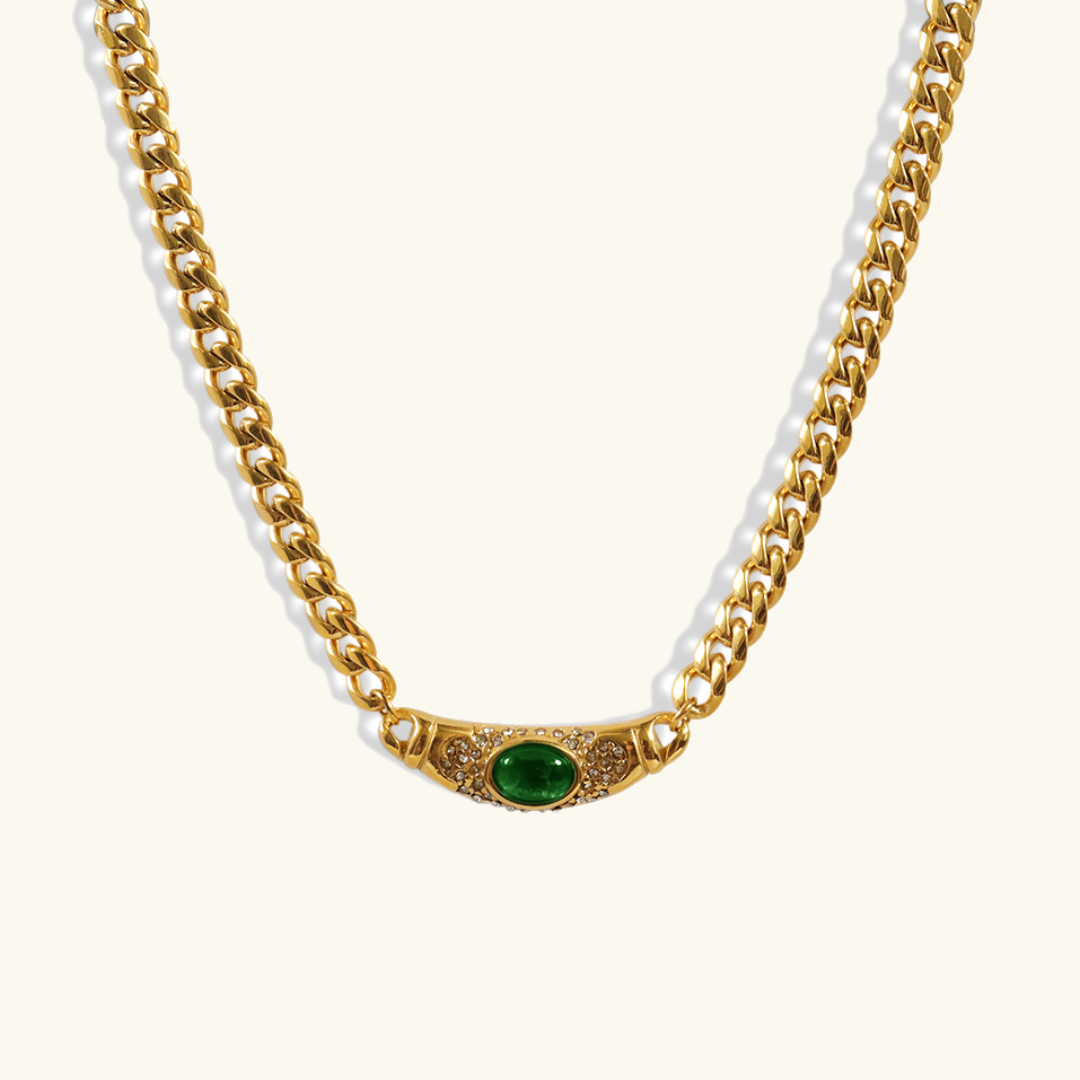 Vintage Gold Isabella Statement Necklace