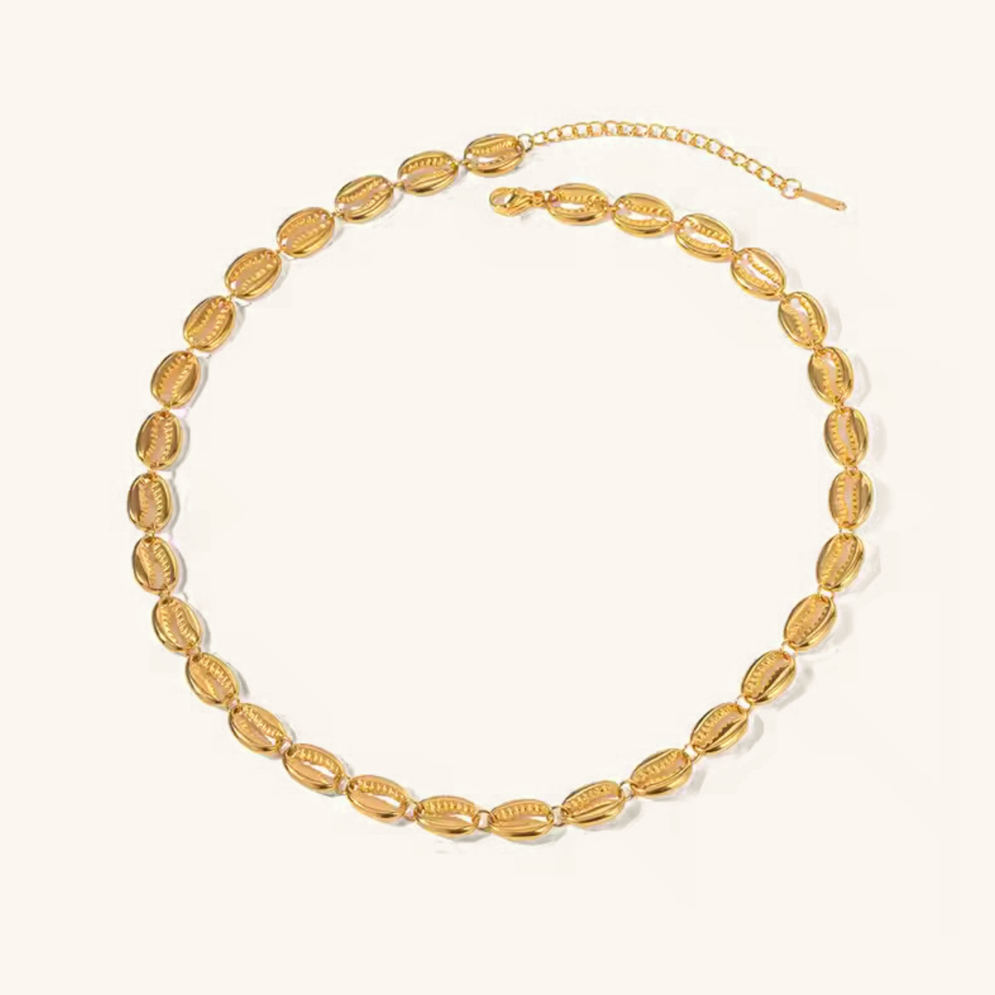 Gold Seashell Pendant Necklace for Women