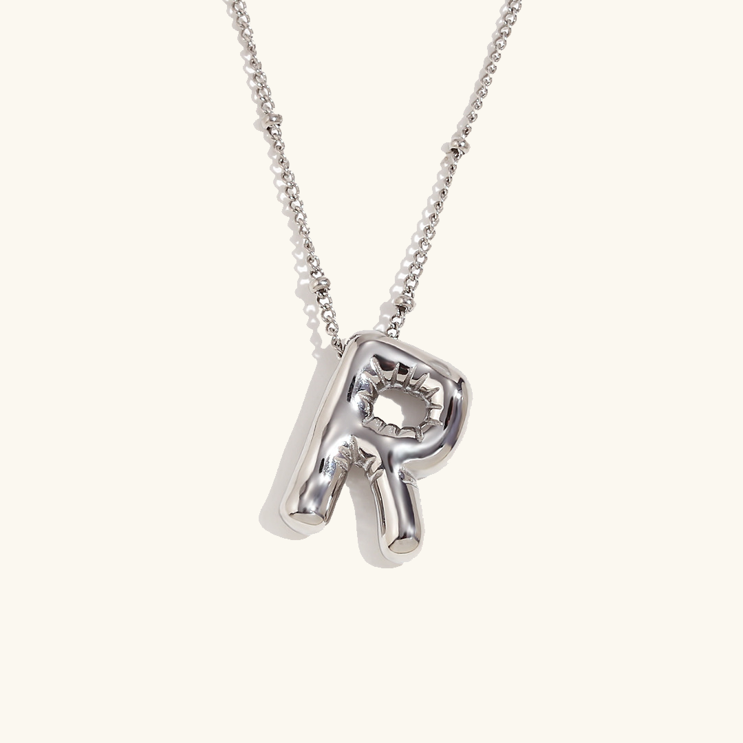 Gold Initial Pendant Necklace for Women