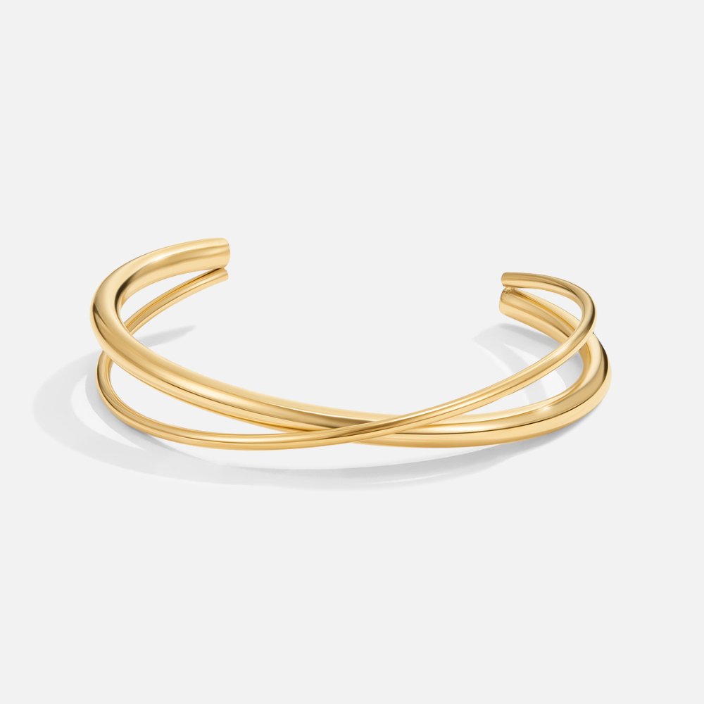 Gold Twist Design Bracelet for Women