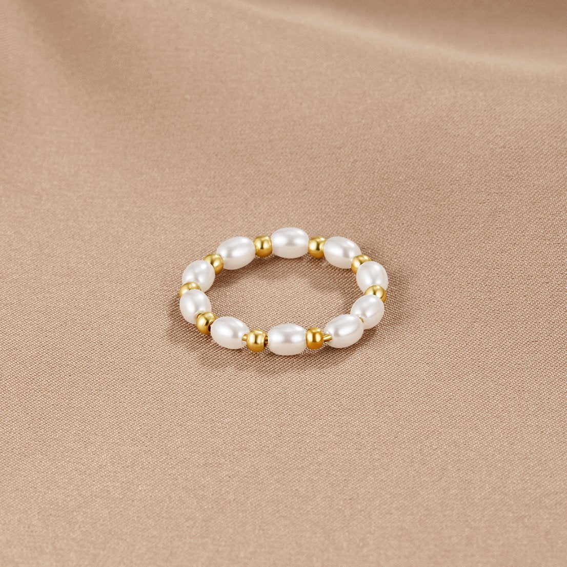 Mini Pearl Ring for Delicate Elegance
