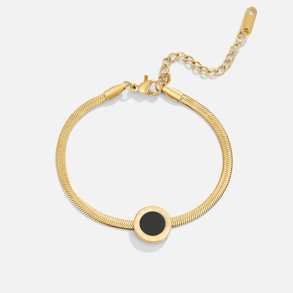 Elegant Azalea Snake Chain Bracelet