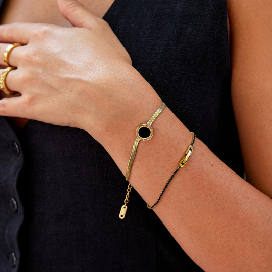 Elegant Azalea Snake Chain Bracelet