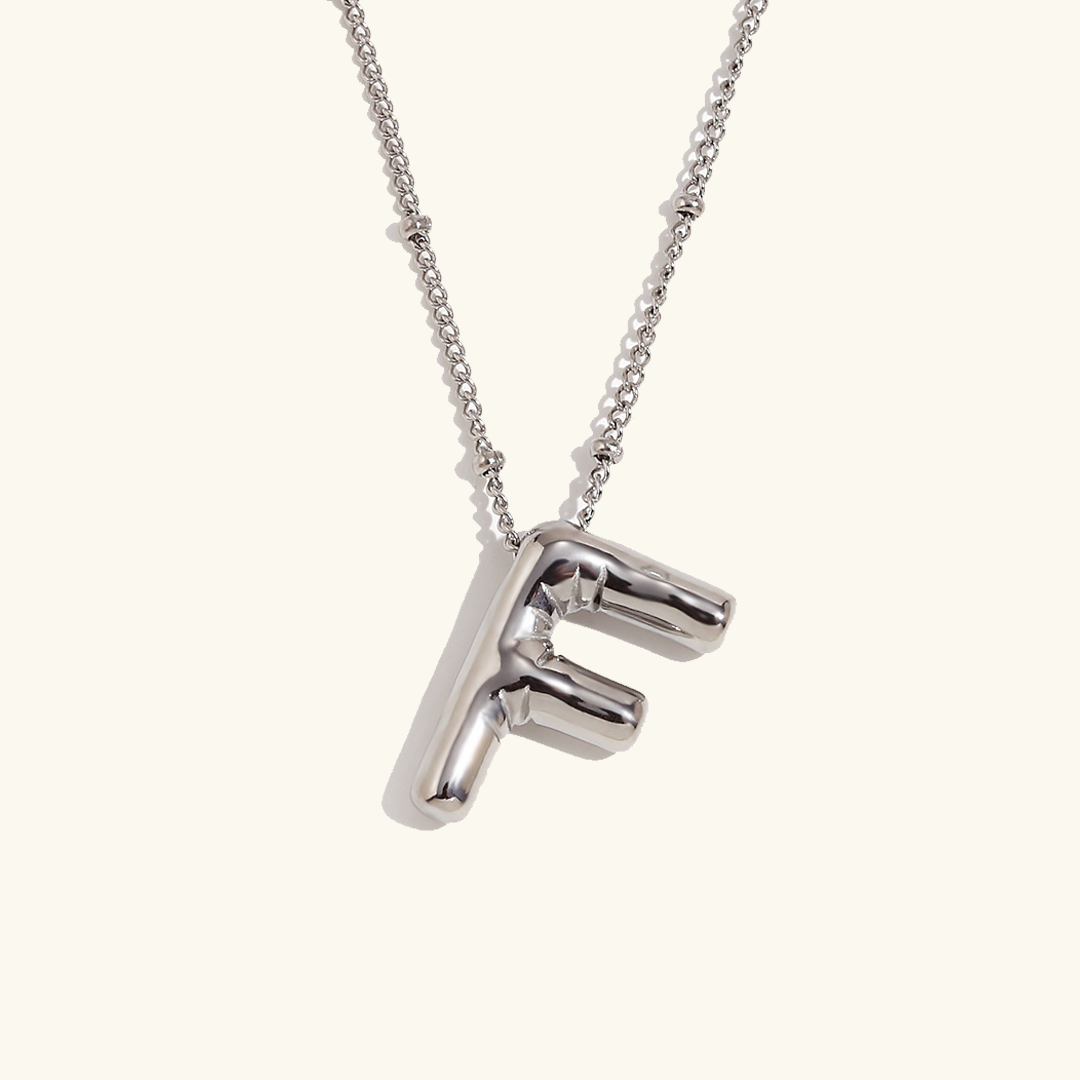 Gold Initial Pendant Necklace for Women
