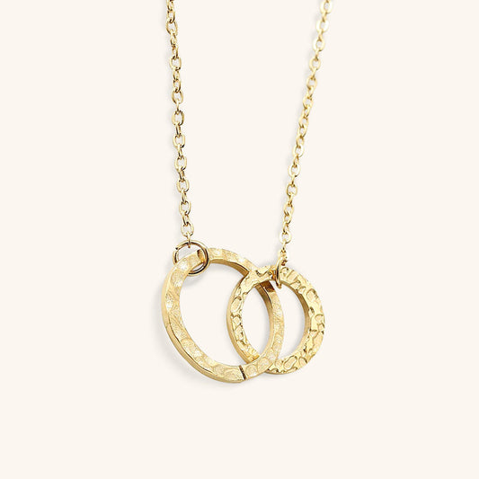 Gold Hoop Necklace for Elegant Style