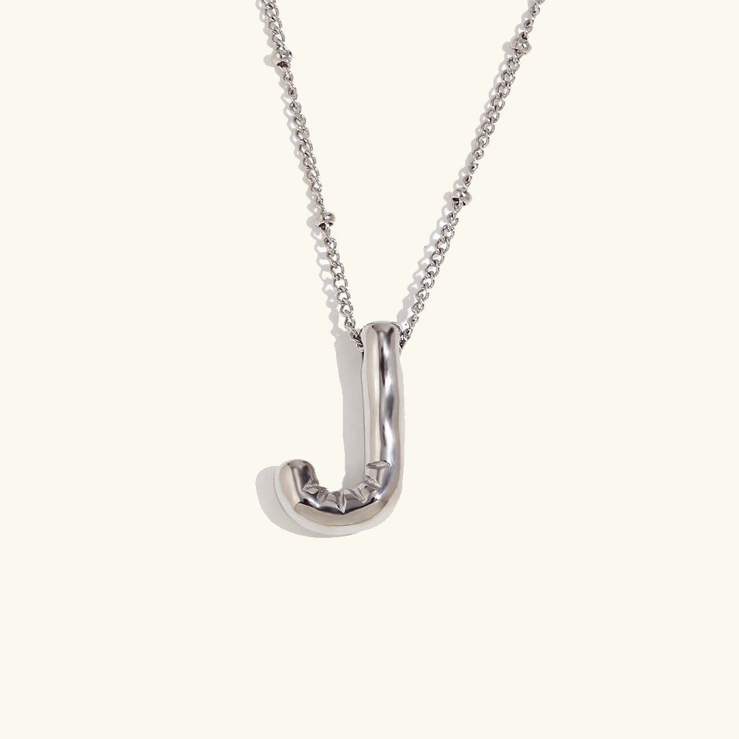 Gold Initial Pendant Necklace for Women