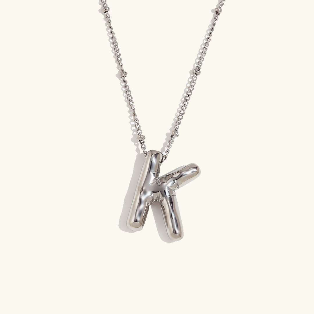 Gold Initial Pendant Necklace for Women