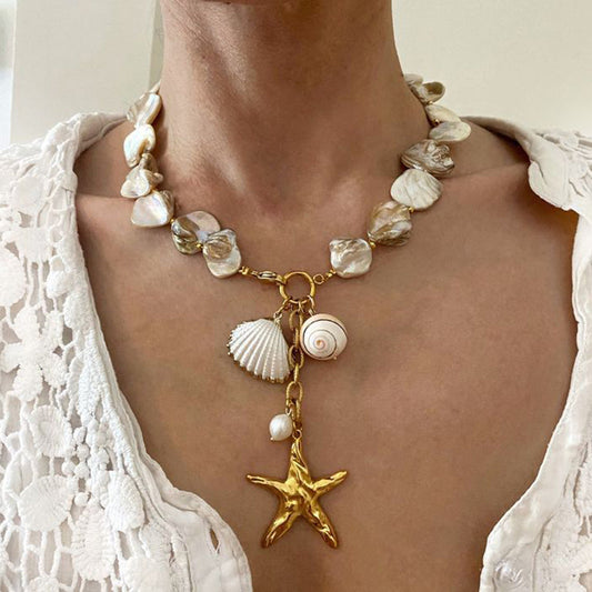 Ocean-Inspired Seafarer Pendant Necklace