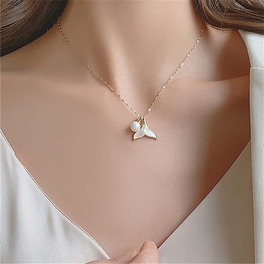 Freshwater Pearl Mermaid Necklace Design