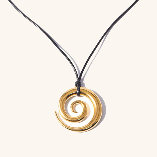 Spiral Pendant Necklace in Elegant Design