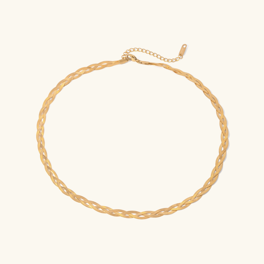 Gold Chain Necklace with Elegant Design
