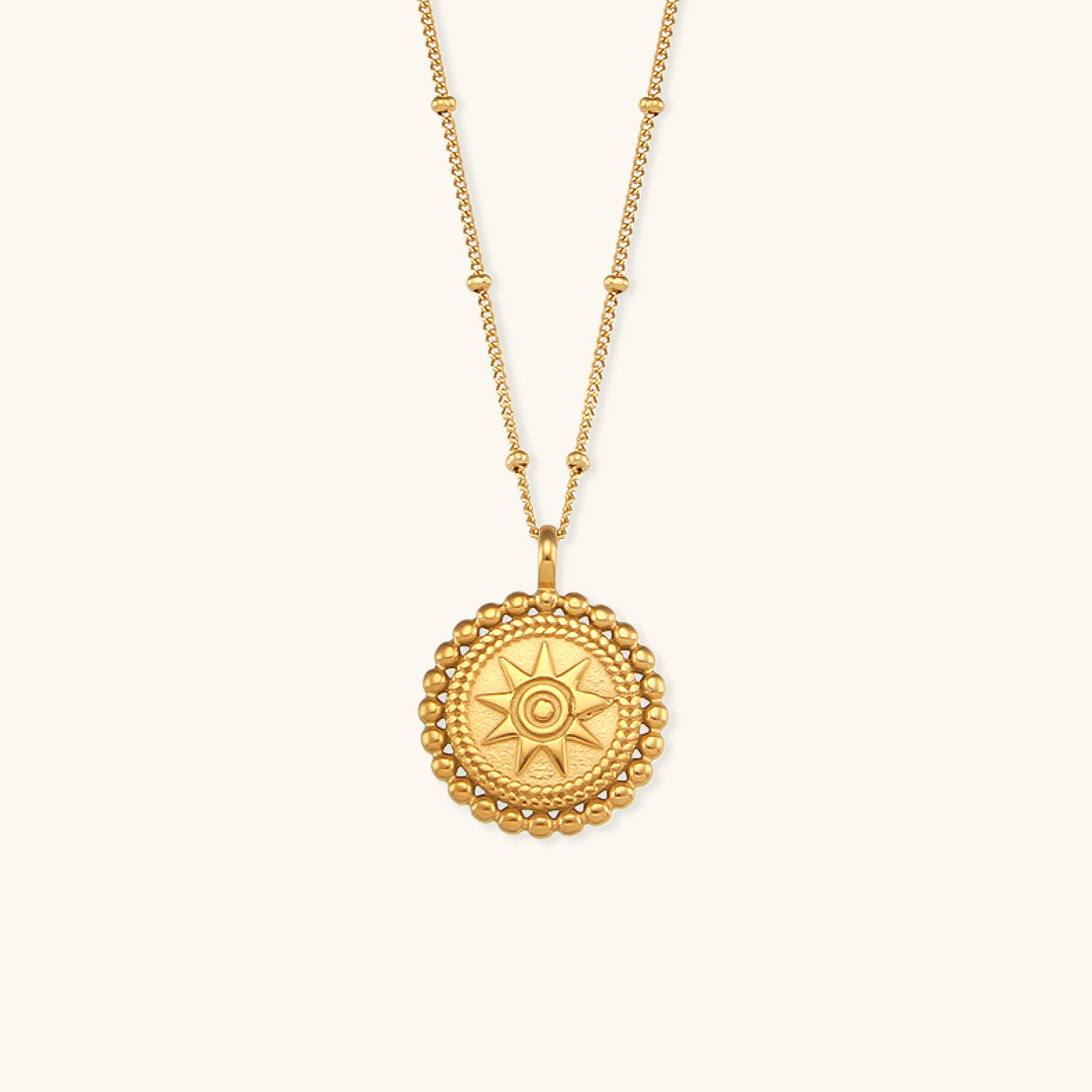 Gold Starlight Pendant Necklace for Women