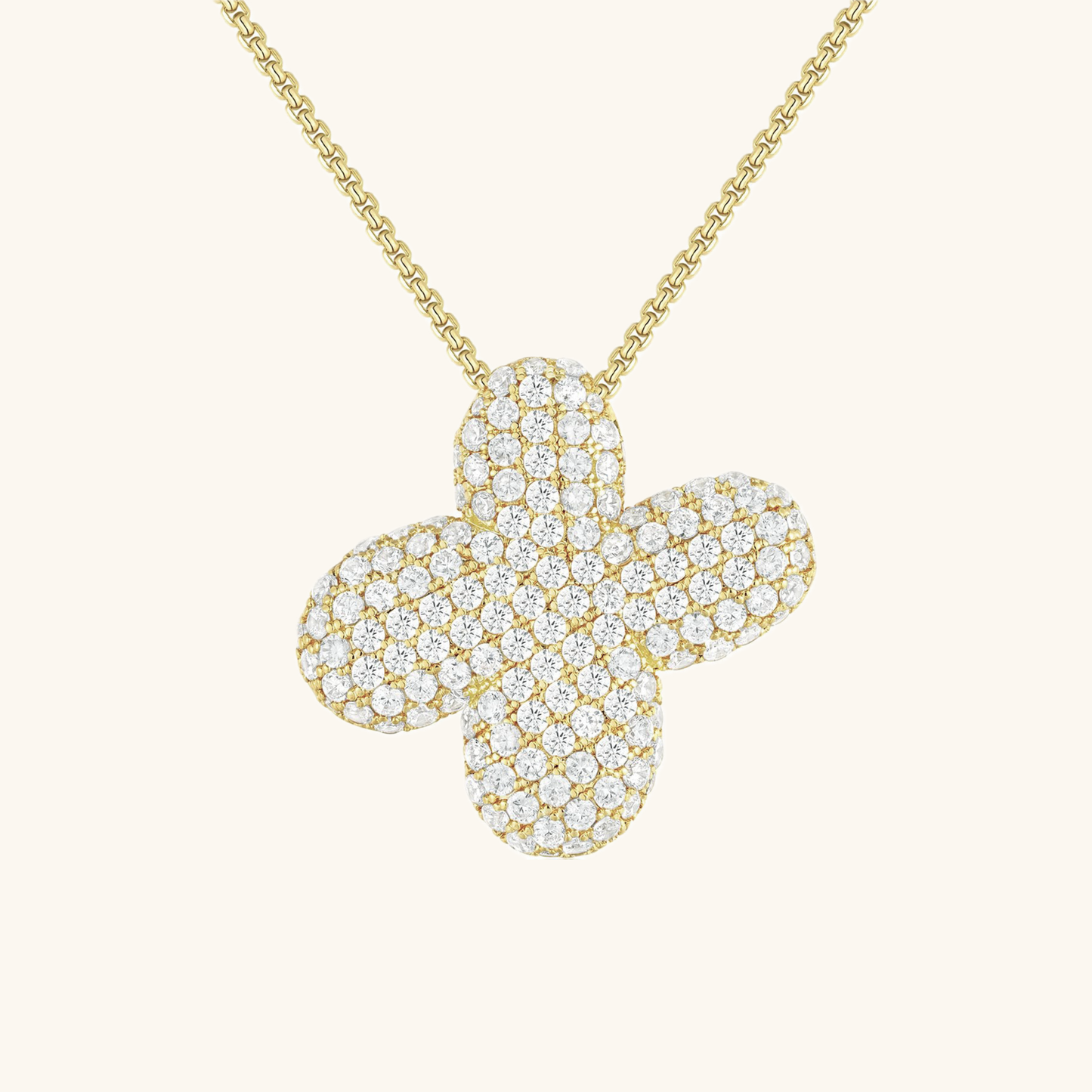 Diamond Initial Pendant Necklace for Women