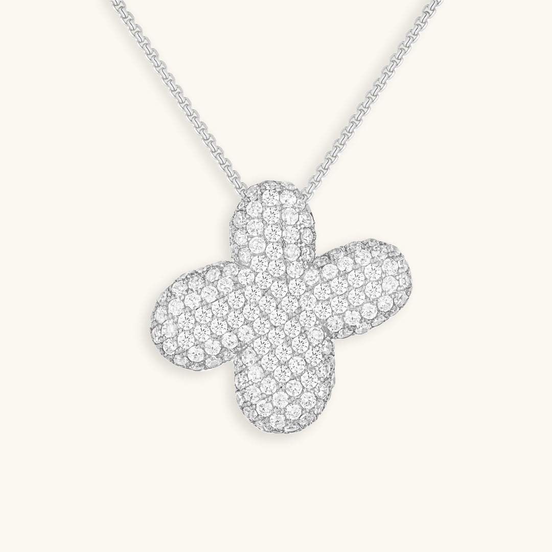 Diamond Initial Pendant Necklace for Women