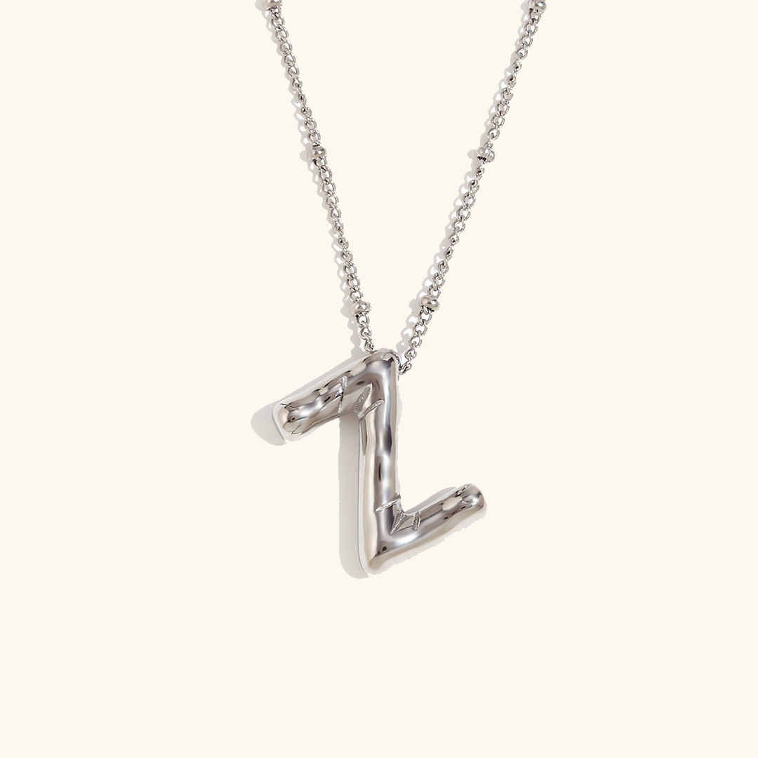 Gold Initial Pendant Necklace for Women