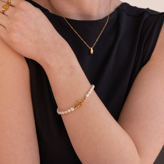 Pearl Link Bracelet for Elegant Style