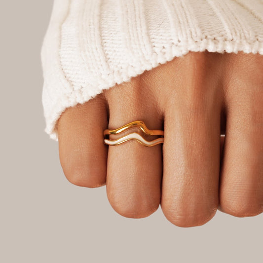 Savannah Gold Ring with Unique Design